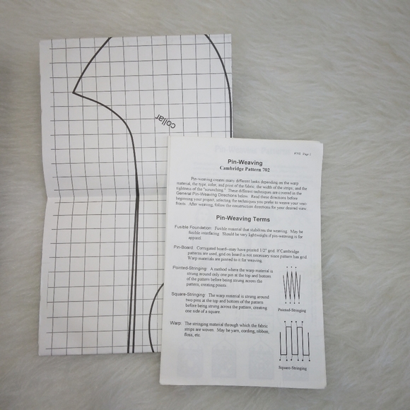 PIN-WEAVING vest #702 Size Large, Ex-Large,  Just 3 Easy Steps! - Picture 3 of 5